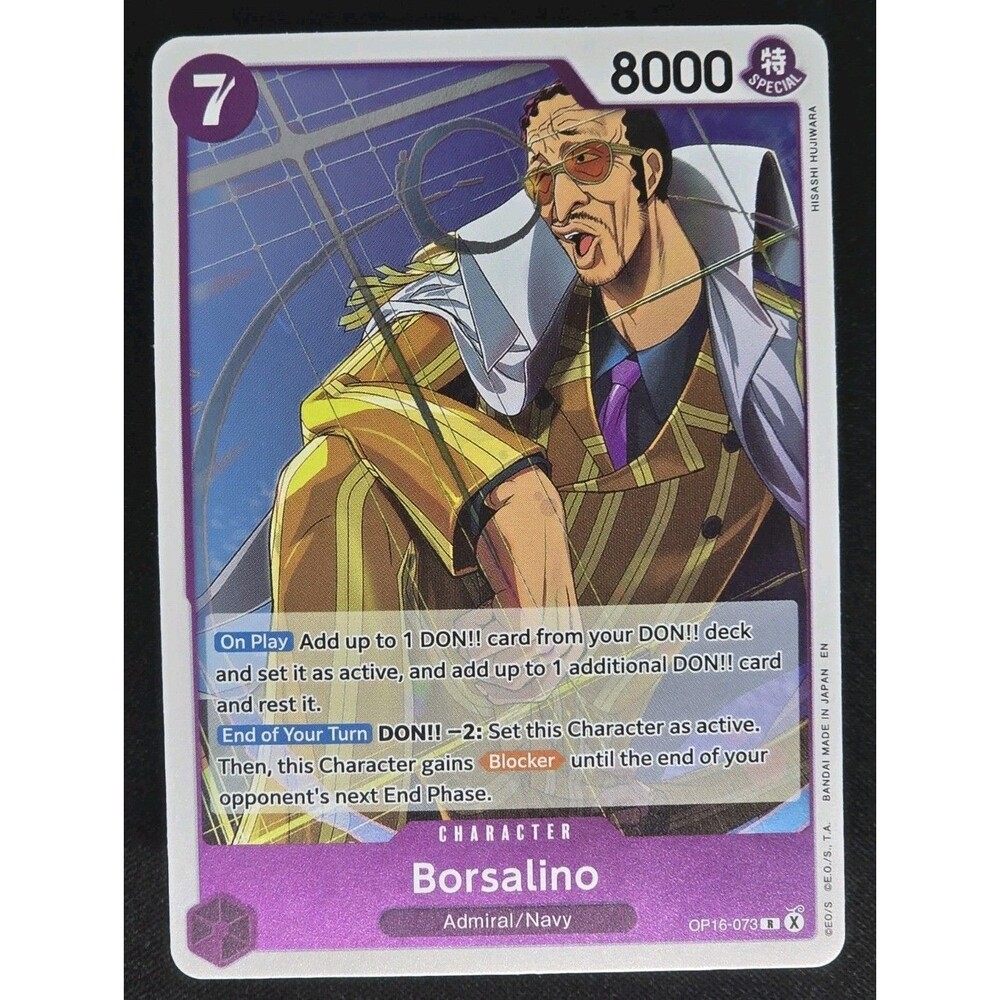 Borsalino OP16-073 R The Time of Battle Foil English One Piece